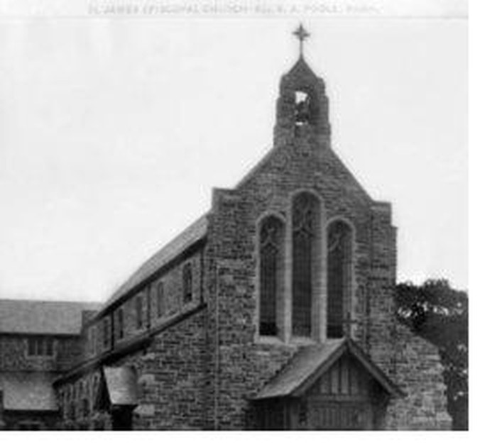 The stone church on Broadway, c. 1913